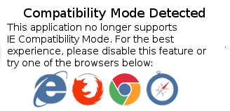 Compatibility Mode Not Supported